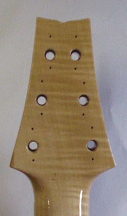 Headstock from behind
