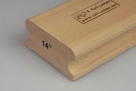 R=14" hard wood sanding block; 250mm