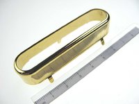 Singlecoil Cover, Open, German Silver, Gold