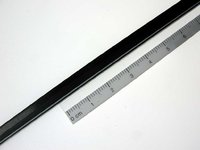 Binding ABS black + wbw - 6x1,5 x1560mm