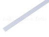 Binding ABS Plastic, pure white 2mm  6x2x1560mm