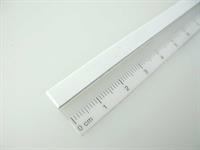 Binding ABS Plastic, pure white 2mm  6x2x1560mm