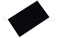 Kopfplatten-Rohling Fiber, schwarz, 200x120x0,5mm