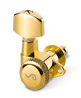 Schaller Locking Tuners M6 90 6L Gold Velvet-Tec®
