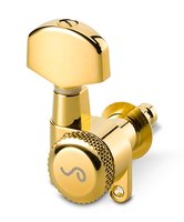 Schaller M6 Locking Tuners M6 180 3L/3R Gold Velvet-Tec®