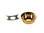 Jack plate T-style retainer clip gold