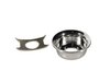 Jack plate T-style retainer clip chrome