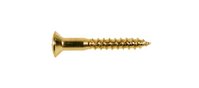 Humbucker Mounting Ring Screws 2,4x16mm, Gold
