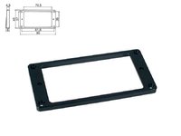 Humbucker Mounting Ring For Flat Top, Low, Black