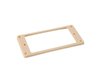Humbucker Mounting Ring For Curved Top, Low 3/5, Creme