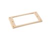 Humbucker Mounting Ring For Curved Top, Low 5/7, Creme