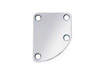 Neck Mounting Plate Contoured Chrome