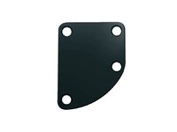 Neck Mounting Plate Contoured Black