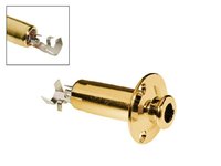 End Pin Jack Fixed Jack Plate Gold