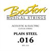 Steel String Plain Steel - 0,016"