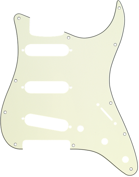 4Ply Vintage Mint Green Pearl IKN 11 Hole Strat Pickguard Back Plate with Screws Set for Standard Strat Modern Style Guitar Parts 