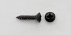Humbucker Mounting Ring Screws 2,2x9,5mm, Black 12x