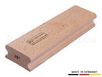 R=26" hard wood sanding block; 250mm