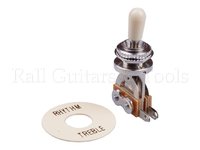 LP-style Toggle Switch Chrome/Creme+Plate