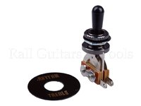 LP-style Toggle Switch Black/Black+Plate